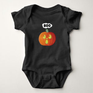 Body Petit Citrouille d'Halloween Boo
