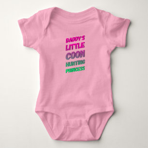 Body Petit Coon Chasse à papa Princesse Baby Bodysuit