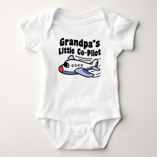 Body Petit copilote de grand-père (Devant)
