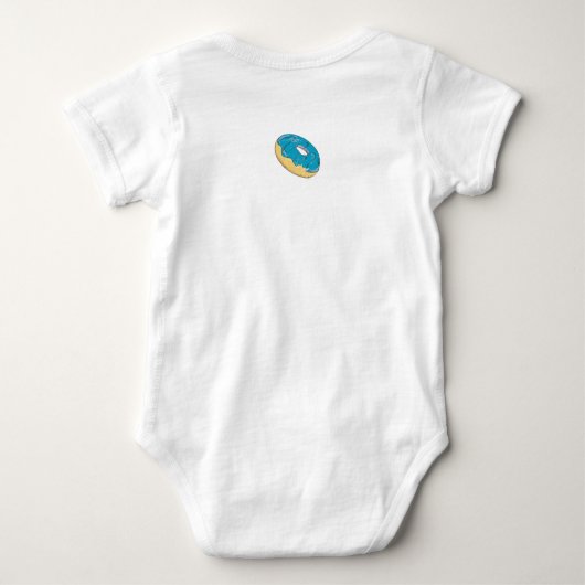 Body Petit Donut - Bébé Boy Jersey Bodysuit. (Dos)
