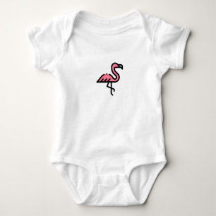 Body Petit Flamant rose