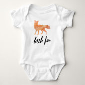 Body Petit Fox Baby Romper (Devant)