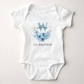 Body Petit frère avec monogramme assorti (Devant)