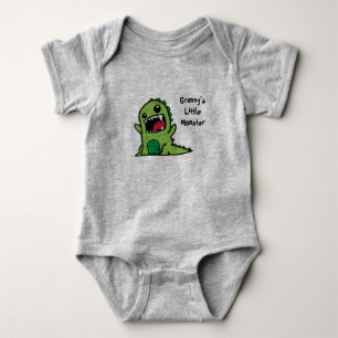 Body Petit gilet de bébé du monstre de mamie