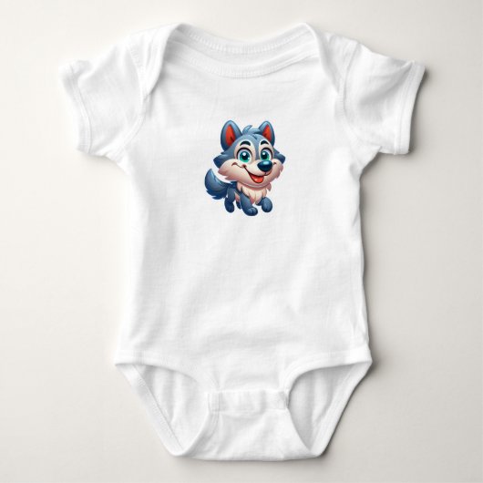 Body Petit loup mignon (Devant)