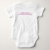 Body Petit mais puissant rallye bébé tee (Dos)