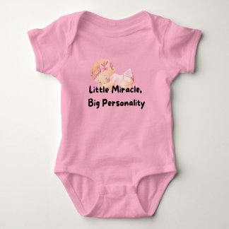 Body 👶 "Petit Miracle, Grandes Personnalités" Baby Tee