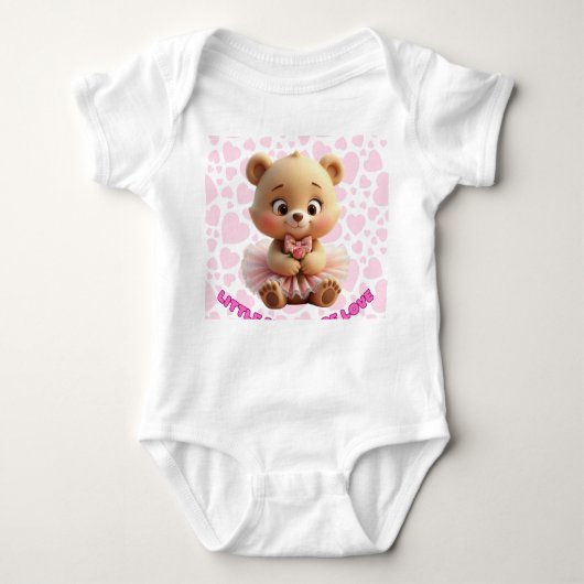 Body Petit Paquet d'Amour – Ourson Mignon en Tutu Des (Devant)