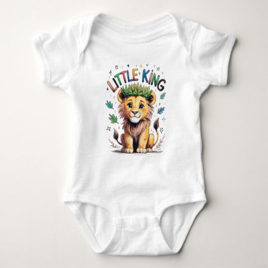 Body Petit roi lionceau style crayon (Devant)