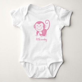 Body petit singe rose
