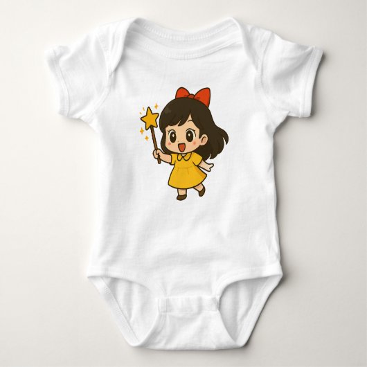 Body petit t-shirt avec des illustrations amusantes pou (Devant)