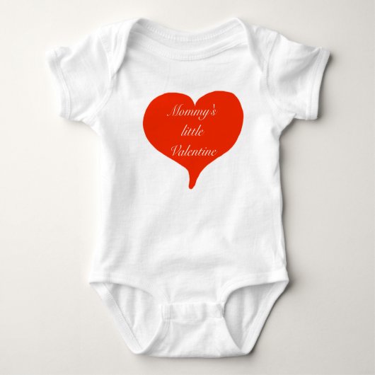 Body Petit T-shirt d'enfants de Valentine de la maman (Devant)