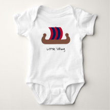 Petit Viking Navire Baby Jersey Bodysuit