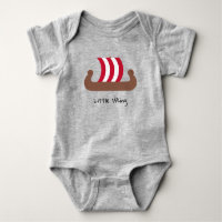 Petit Viking Navire Baby Jersey Bodysuit