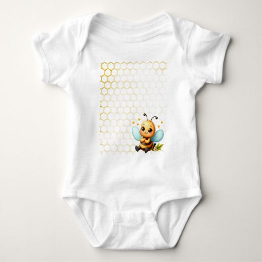 Body Petite Abeille Heureuse (Devant)