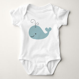 Body Petite baleine en bleu
