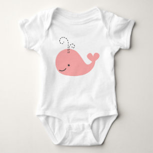 Body Petite baleine en rose