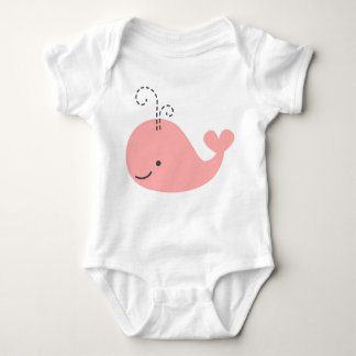 Body Petite baleine en rose