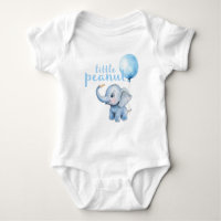 Petite chemise bébé éléphant bleu écureuil – Cute