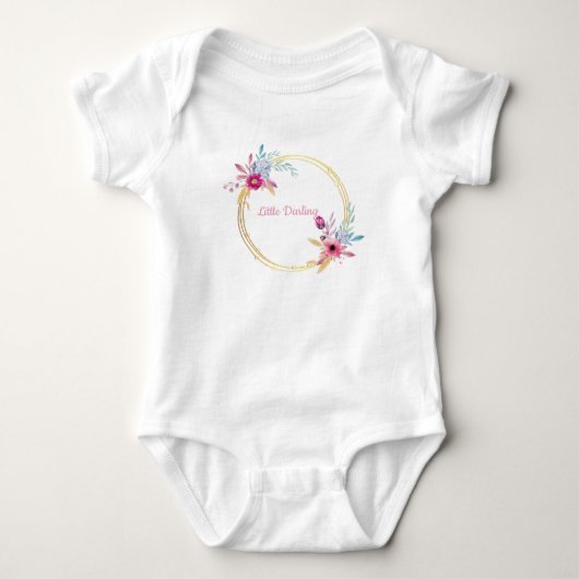 Body Petite chérie floral rose (Devant)