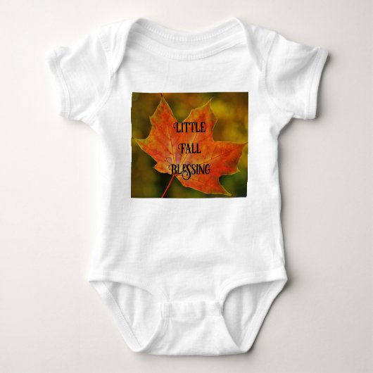 Body Petite Chute Bénédiction Personnalisée Bodysuit bé (Devant)