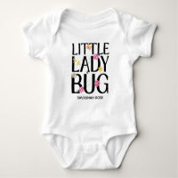 Petite coccinelle Fille rose Baby Shower