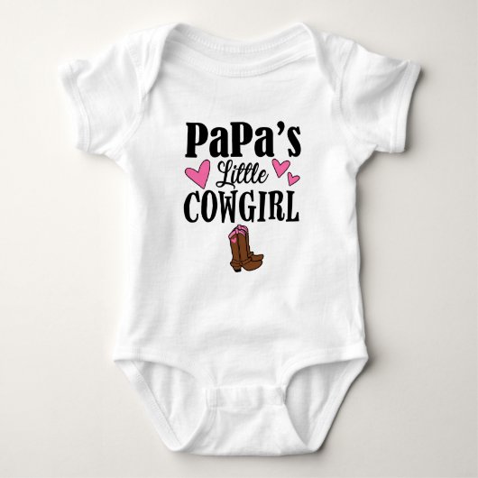 Body PETITE COWGIRL DE PAPA - Un Pc Bodysuit (Devant)