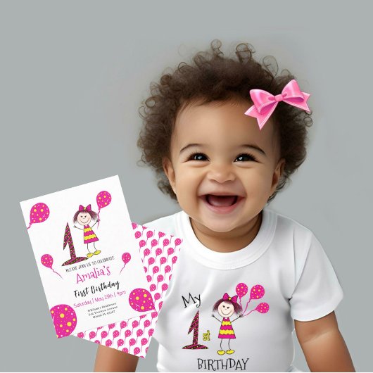 Body Petite fille avec ballons