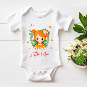 Body Petite fille avec des fleurs