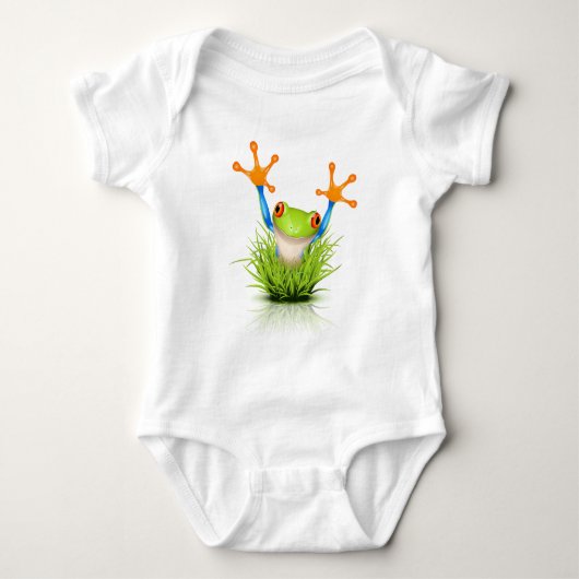 Body Petite grenouille dans l'herbe (Devant)