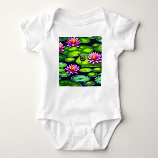 Body Petite grenouille sur Lily Pad (Devant)