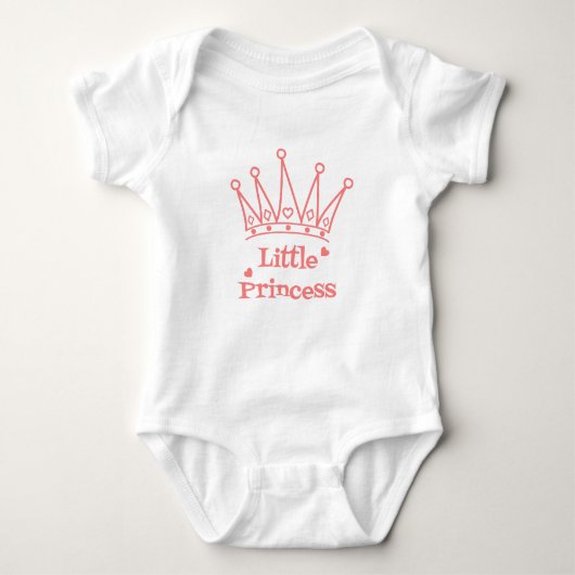 Body Petite Princesse Baby Grow – Royauté Sucrée (Devant)