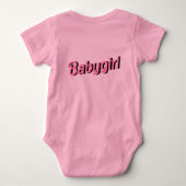 Body Petite princesse est arrivée, c'est une fille (Dos)