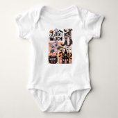 Body Petite sorcière bébé Halloween (Devant)