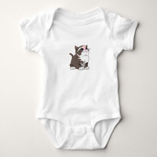 Body Petite tenue pour bébé de chat (Devant)
