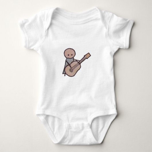 Body Petite une combinaison de bébé de guitare (Devant)