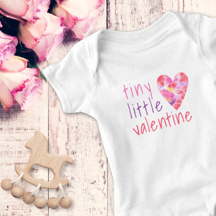 Body Petite Valentine Cravate-Dye Coeur mignonne fille