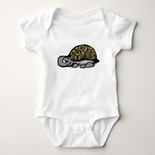 Body Petites escaliers Tortoise Babysuit (Devant)