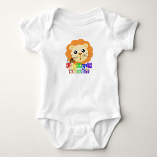 Body Peu combinaison courageuse de bébé de coeur