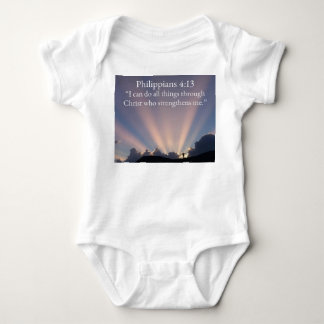 Body Philippians 4:13 Christian Baby Bodysuit