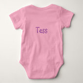 Body Pièce en t baptiste décousue d'Itty (Dos)