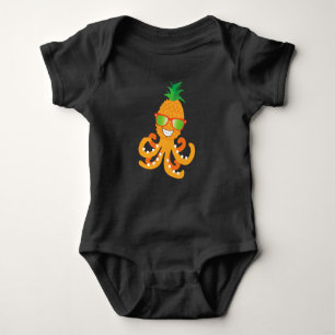 BODY PIEUVRE À L'ANANAS TROPICAL EXOTIQUE SOURIANT DRÔL