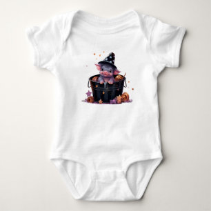 BODY PIGLET HALLOWEEN ADORABLE DANS UN BUCKET