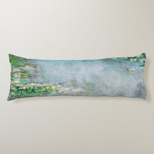 Body Pillow Claude Monet Waterlily Fine Art Lichaamskussen (Voorkant)