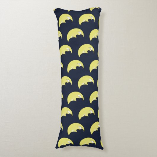 Body Pillow with Smiling Moon Pattern Lichaamskussen (Voorkant Verticaal)