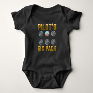 Body Pilotes Six Pack Humour de vol Avion d'entraîneme