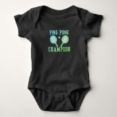 Body Ping Pong Champion Monogrammed Baby Bodysuit (Devant)