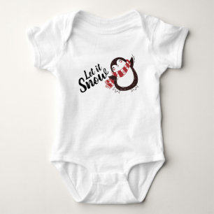 Body Pingouin mignon laissez-le neiger Noël