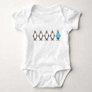 Body Pingouin tux bleu