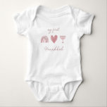 Body Pink Baby Girl First Hanoukka<br><div class="desc">Pink Baby Girl First Hanoukka Baby Bodysuit</div>